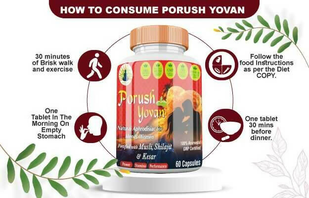 Divya Shree Porush Yovan Capsules - Distacart