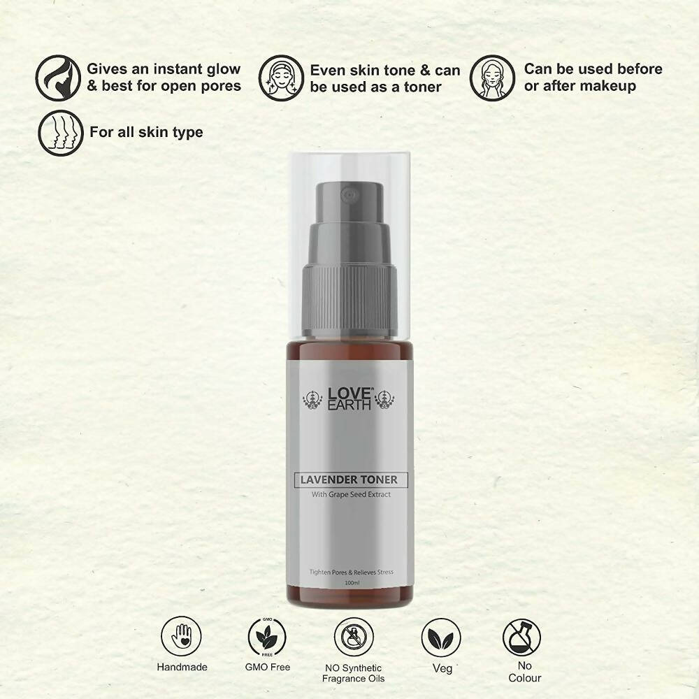 Love Earth Lavender Toner - Distacart