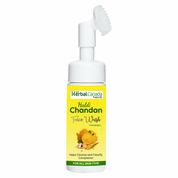 Herbal Canada Haldi Chandan Foaming Face Wash - Distacart