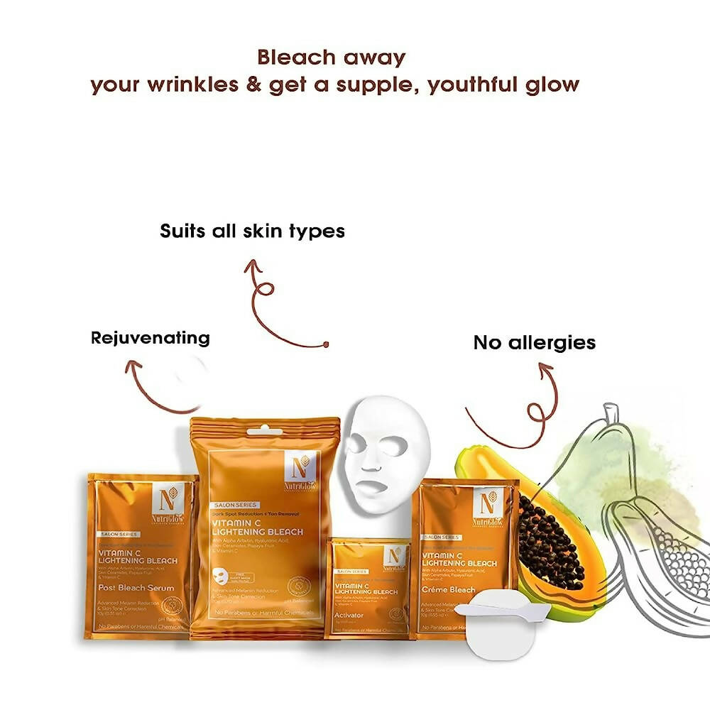 NutriGlow Advanced Organics Vitamin C Bleach (6 in 1) - Distacart