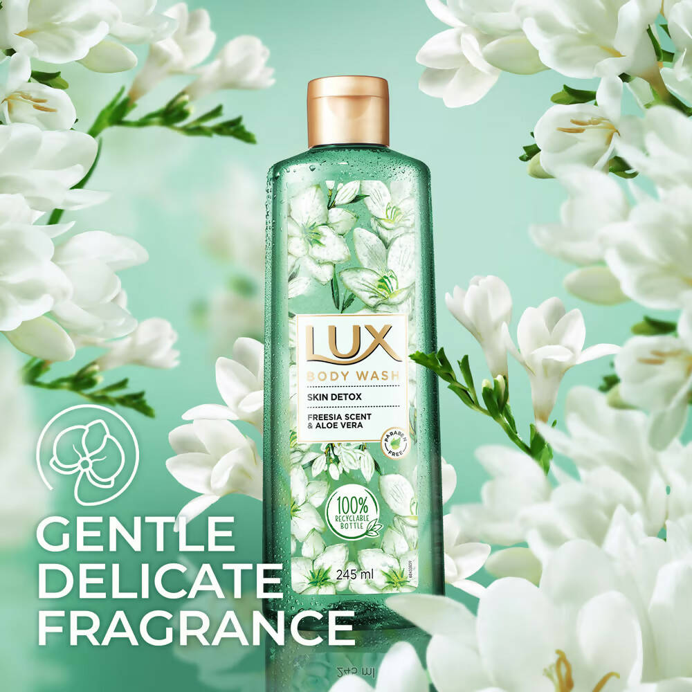 Lux Body Wash For Skin Detox - Freesia Scent & Aloe Vera - Distacart