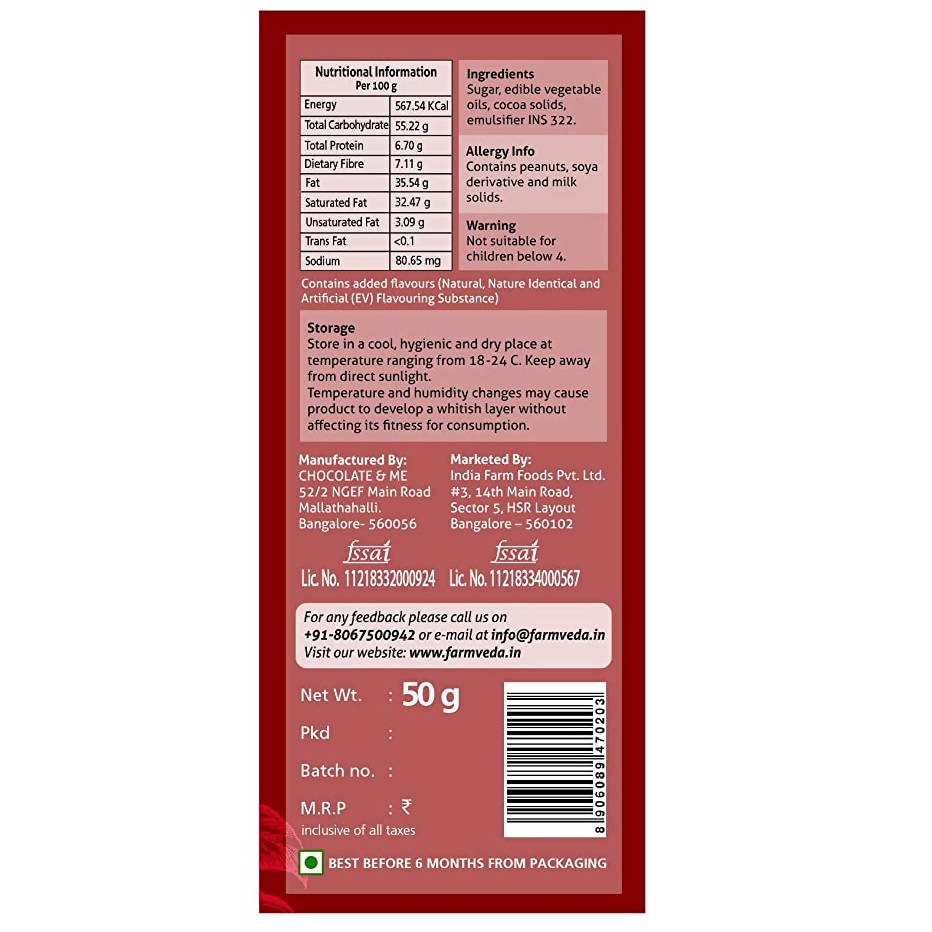 Farmveda Roasted Peanut Chocolate