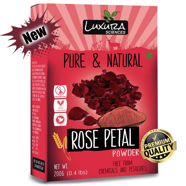 Luxura Sciences Rose Petal Powder For Skin - Distacart
