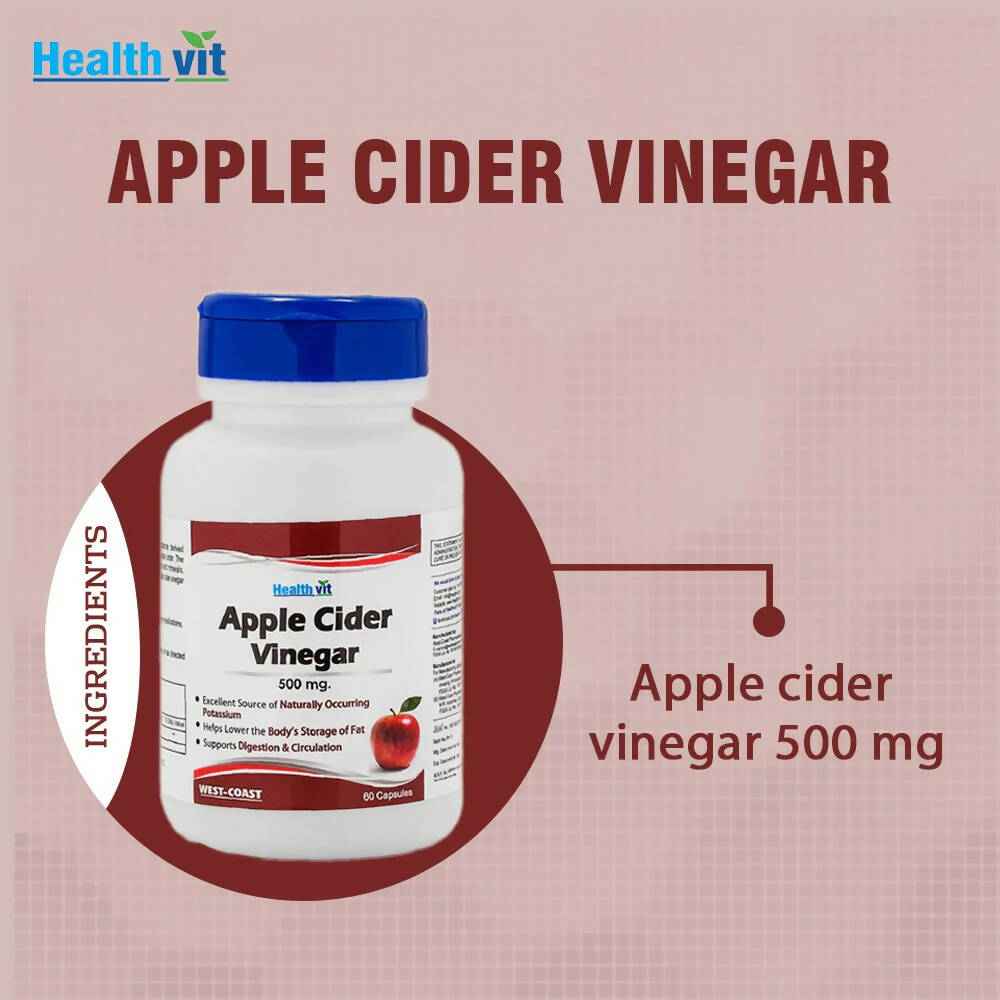 Healthvit Apple Cider Vinegar Capsules - Distacart