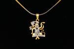 Thumbnail for Gold-Plated Alloy Balaji Pendant With Chain - The Pari - Distacart