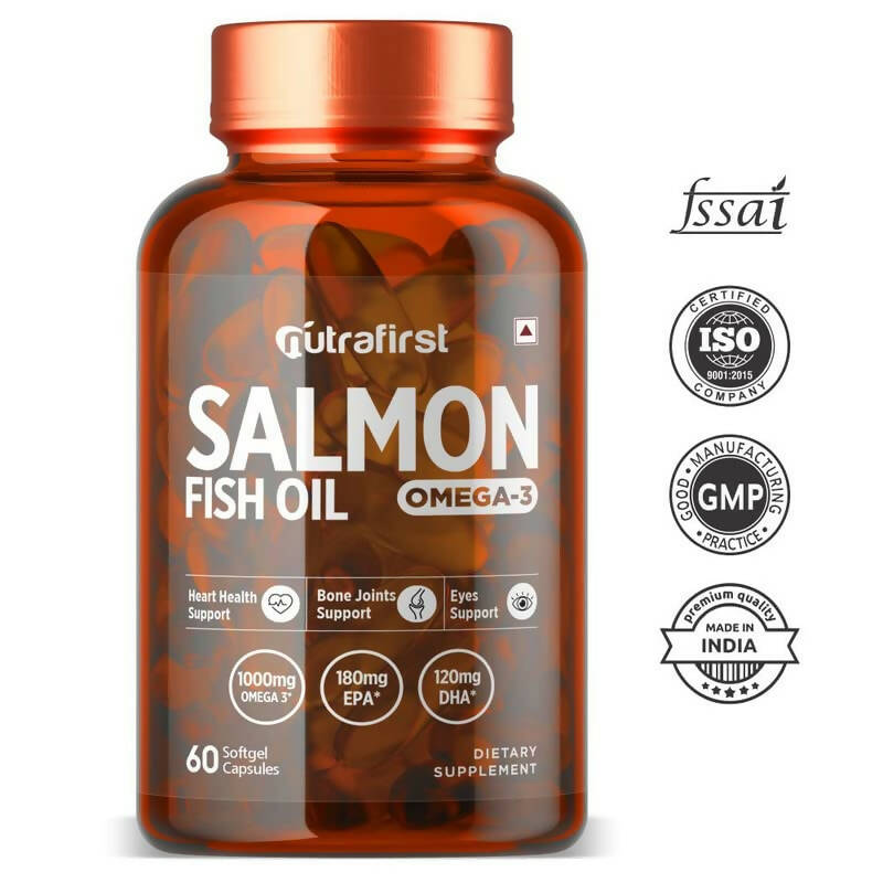 Nutrafirst Salmon Fish Oil Capsules - Distacart