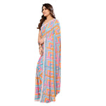 Thumbnail for Women's Partywear Designer Grey Georgette Fancy Saree - Satrangi - Distacart