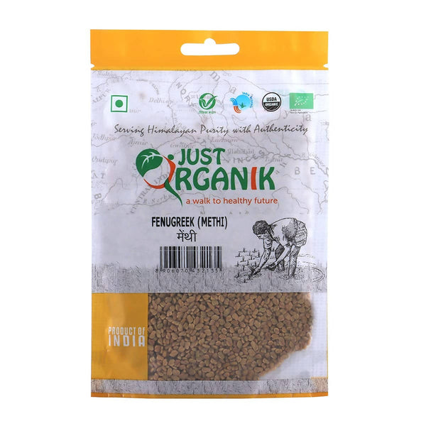 Just Organik Fenugreek (Methi) - Distacart