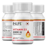 Thumbnail for Inlife Vitamin D3 2000 IU Capsules