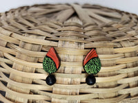 Thumbnail for Terracotta Water Drop Ear Studs