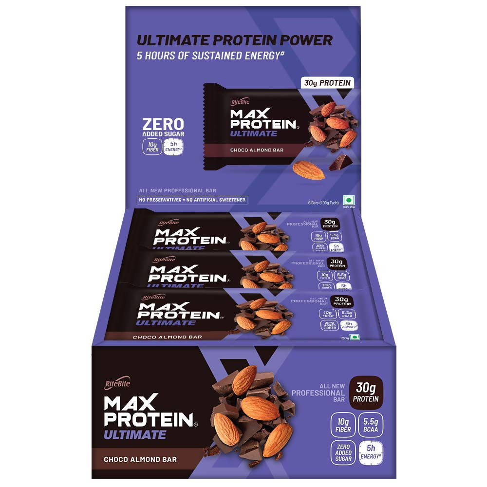 RiteBite Max Protein Ultimate Choco Almond Bar - Distacart