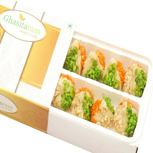 Ghasitaram Kesar Pista Kaju Modaks - Distacart