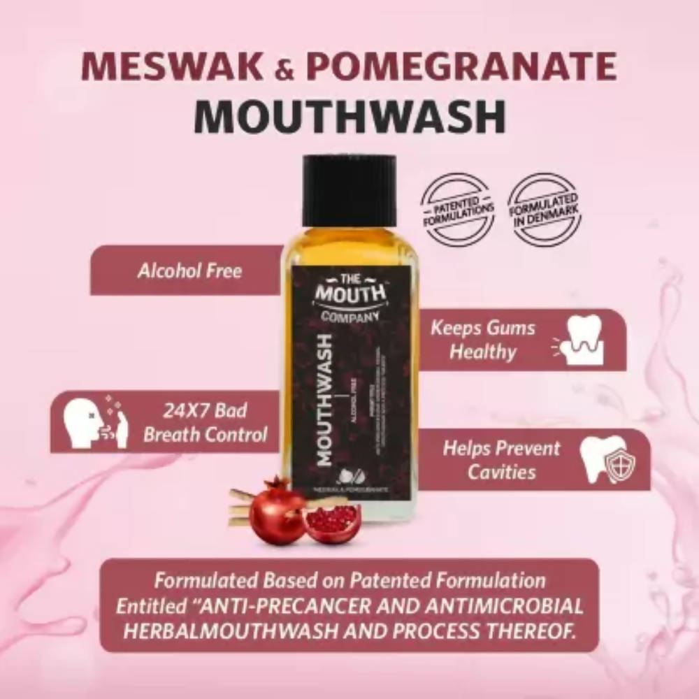 The Mouth Company Meswak & Pomegranate Mouthwash