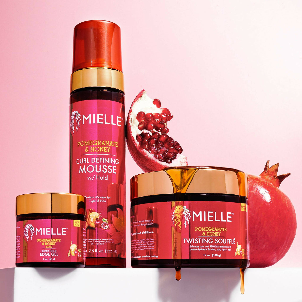 Mielle Organics Pomegranate And Honey Twisting Souffle - Distacart