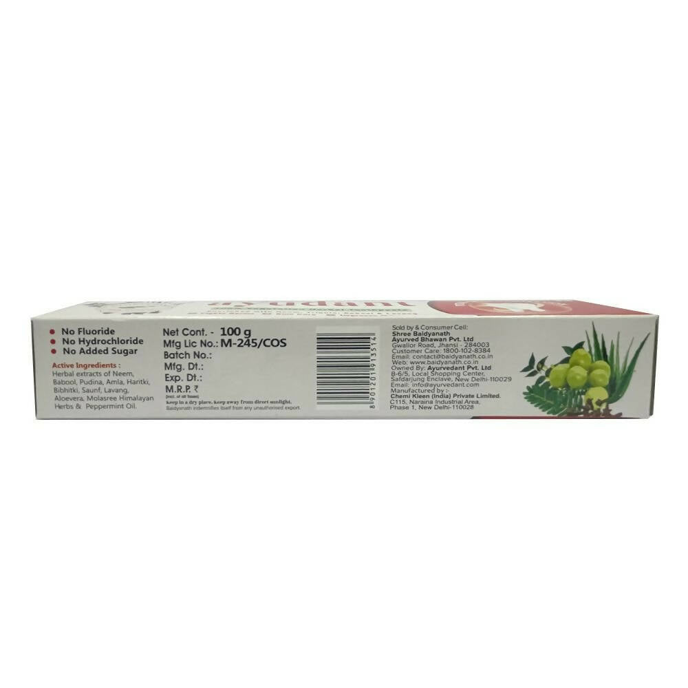 Baidyanath Jhansi Ayurvedant Ayudant Toothpaste - Distacart