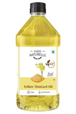 Thumbnail for Farm Naturelle Cold Pressed Virgin Kachi Ghani Virgin Yellow Mustard Oil - Distacart