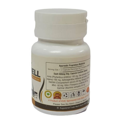 Deep Ayurveda Hair Well 500mg Veg Capsules - Distacart