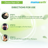 Thumbnail for Mamaearth Onion Hair Oil With Onion Oil & Redensyl For Hair Fall Control