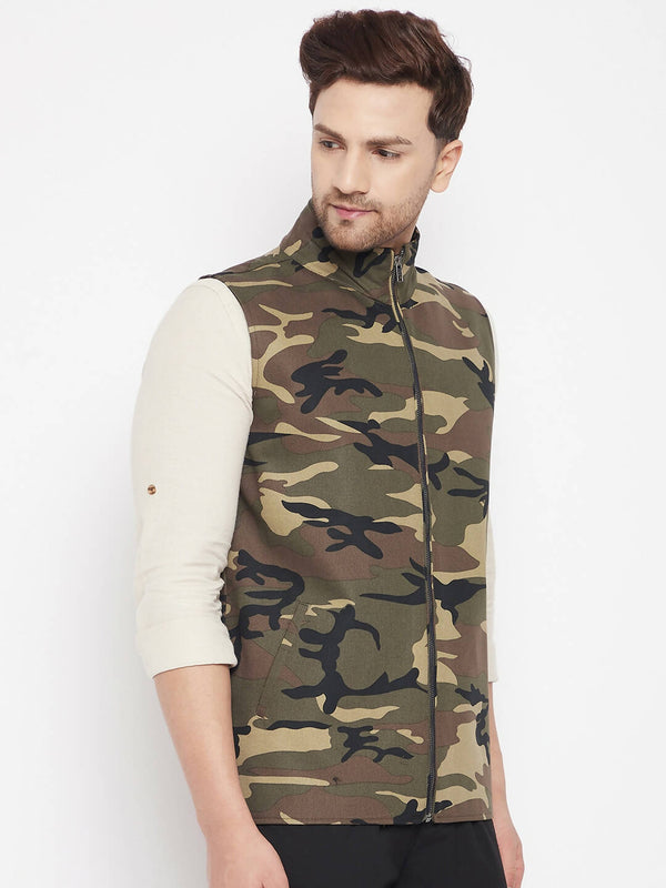 Even Apparels Multi Cotton Men Woven Nehru Jacket - Distacart