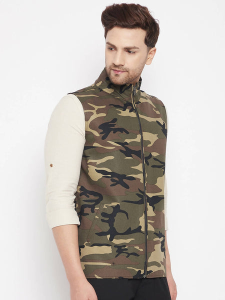 Even Apparels Multi Cotton Men Woven Nehru Jacket - Distacart