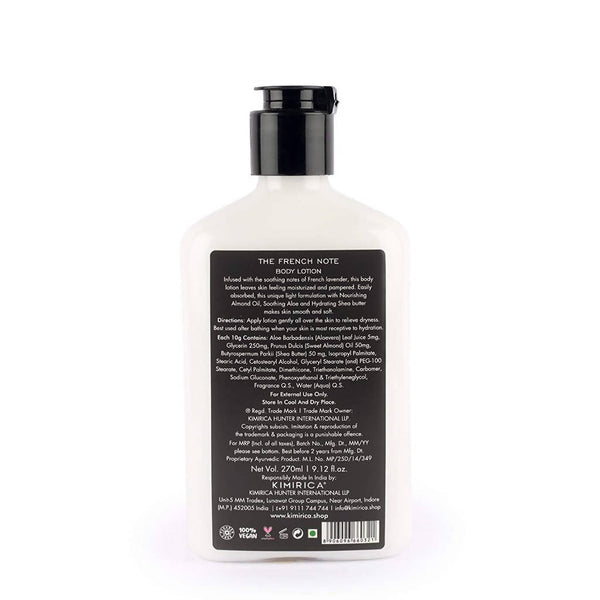 Kimirica The French Note Body Lotion - Distacart