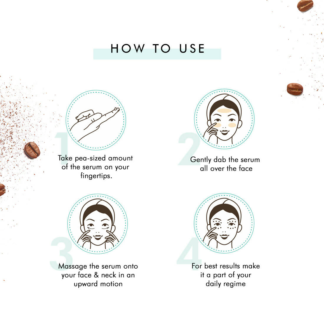 mCaffeine Raw Coffee Face Serum - Distacart