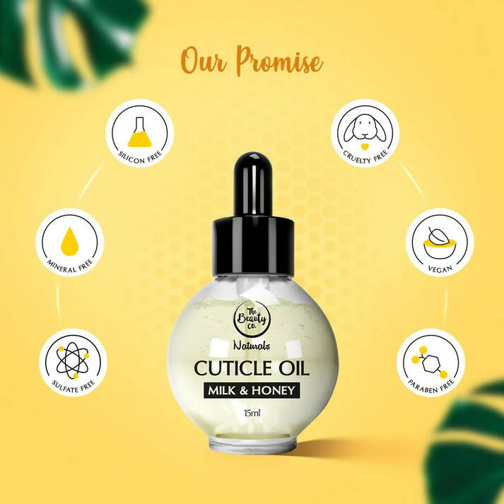 The Beauty Co. Milk & Honey Cuticle Oil for Nails - Distacart