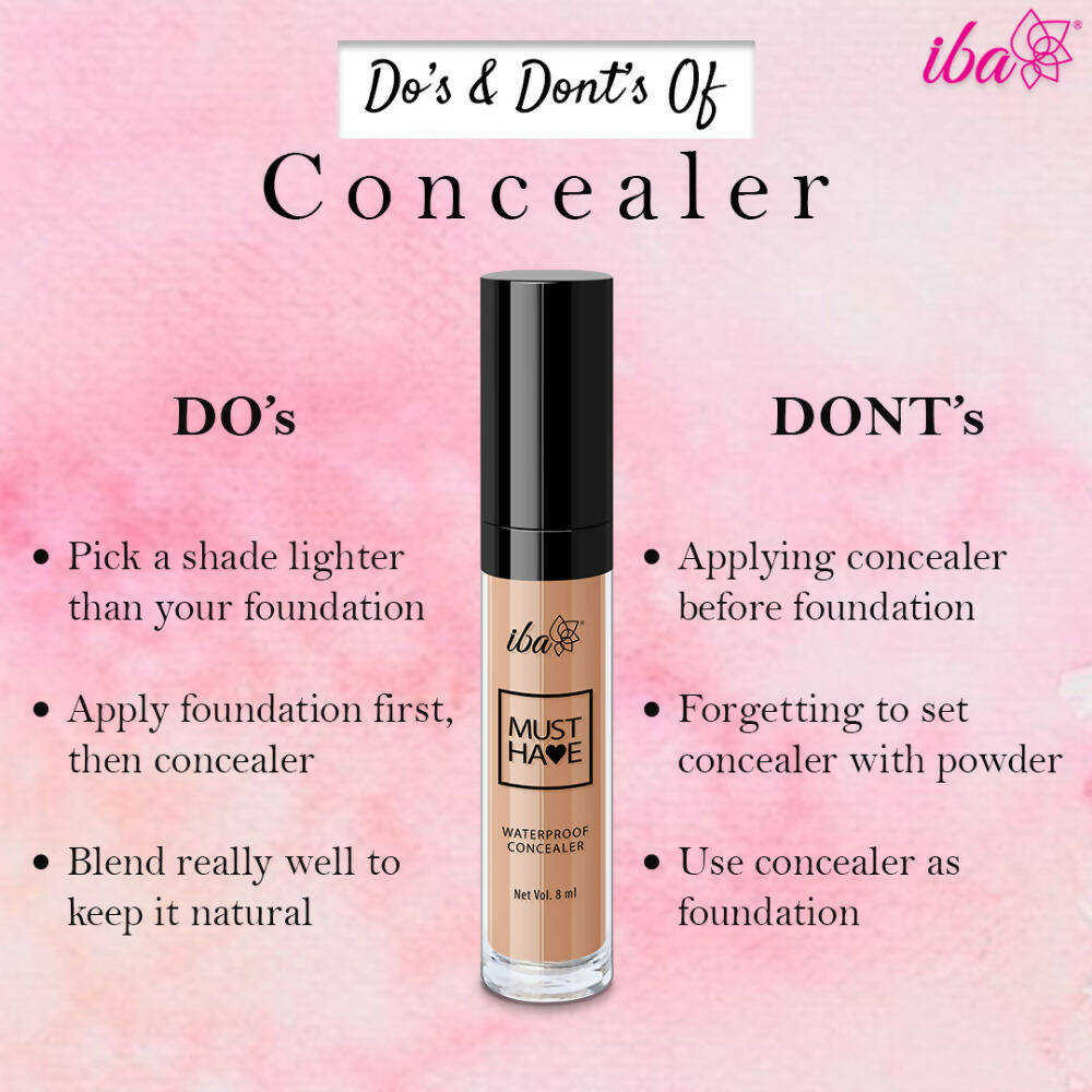 Iba Must Have Waterproof Concealer - Medium - Distacart