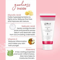 Thumbnail for Globus Naturals Pimple Clear Glycolic & Salicylic Acid Face Wash - Distacart