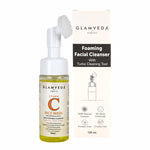 Thumbnail for Glamveda Active Vitamin C Brightening & Collagen Boost Foaming Face Wash With Soft Silicone Brush