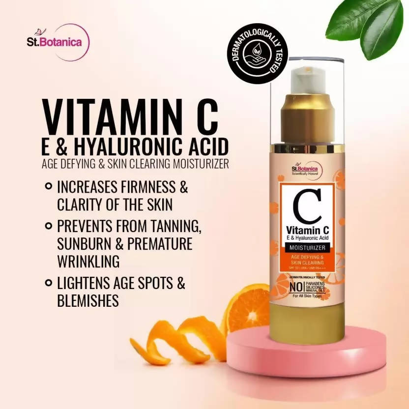 St.Botanica Vitamin C, E & Hyaluronic Acid Moisturizer