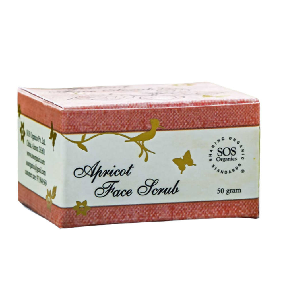 SOS Organics Apricot Face Scrub - Distacart