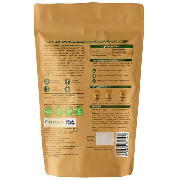 Himalayan Organics Moringa Powder - Distacart