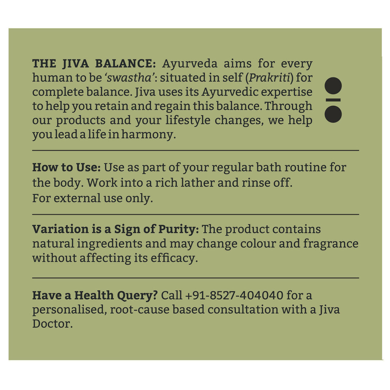 Jiva Ayurveda Olive Moisturising Soap - Distacart