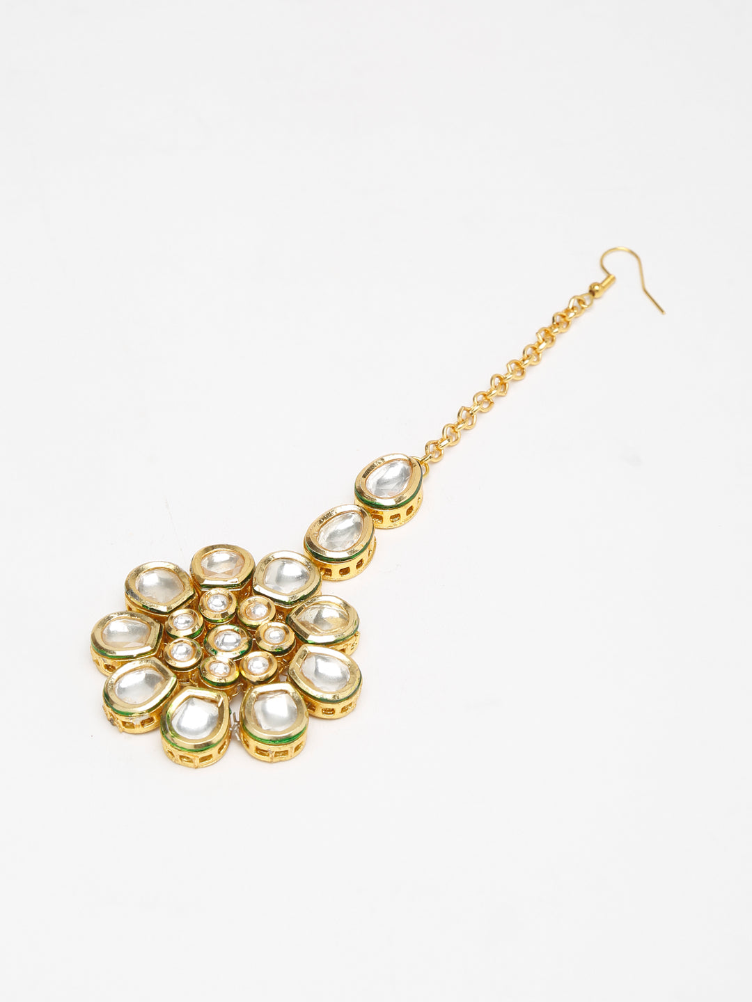 Kundan Maang Tikka - Ruby Raang - Distacart