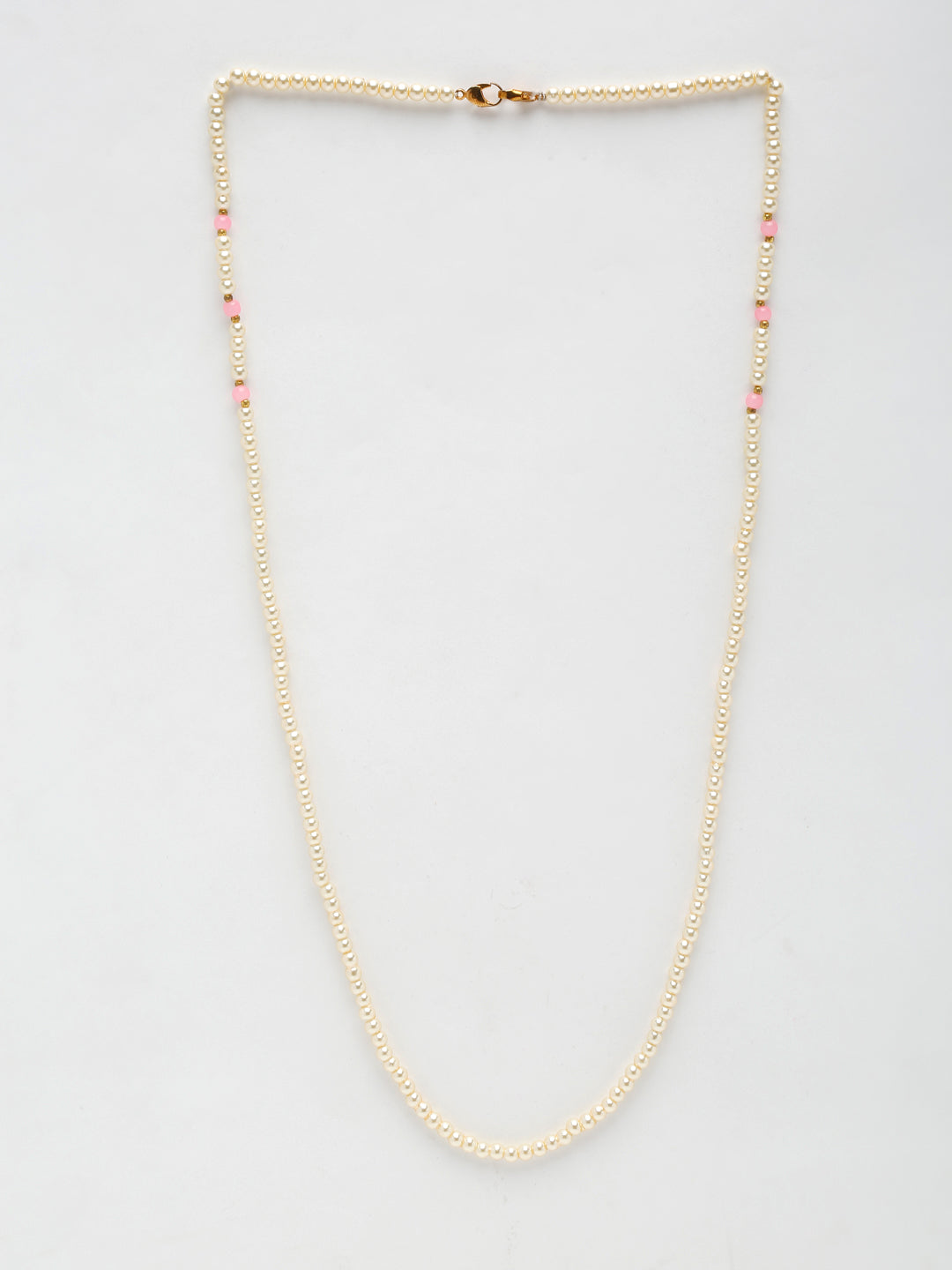 Stone And Gold Plated Mask Chain - Ruby Raang - Distacart