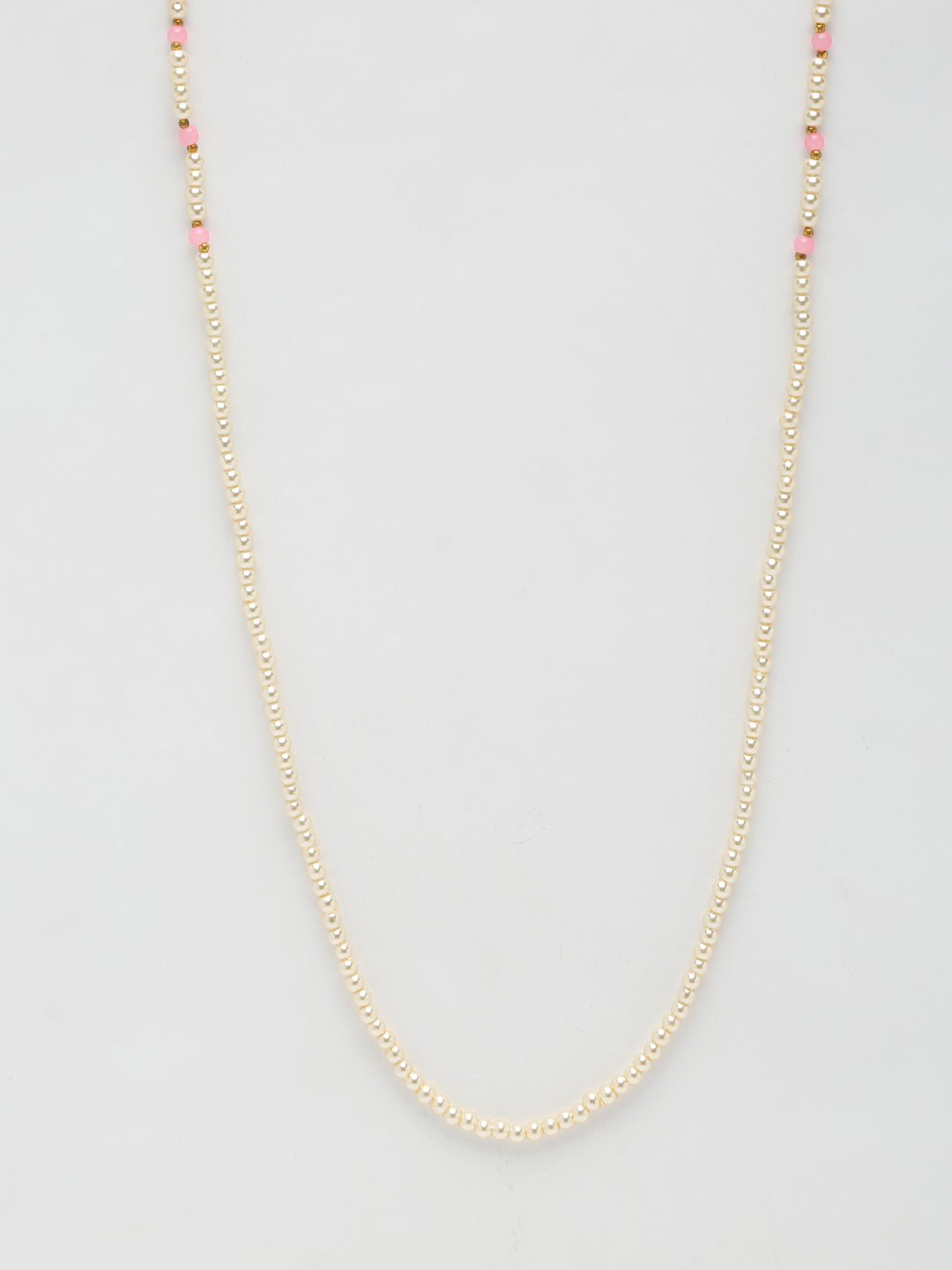 Stone And Gold Plated Mask Chain - Ruby Raang - Distacart