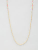 Thumbnail for Stone And Gold Plated Mask Chain - Ruby Raang - Distacart