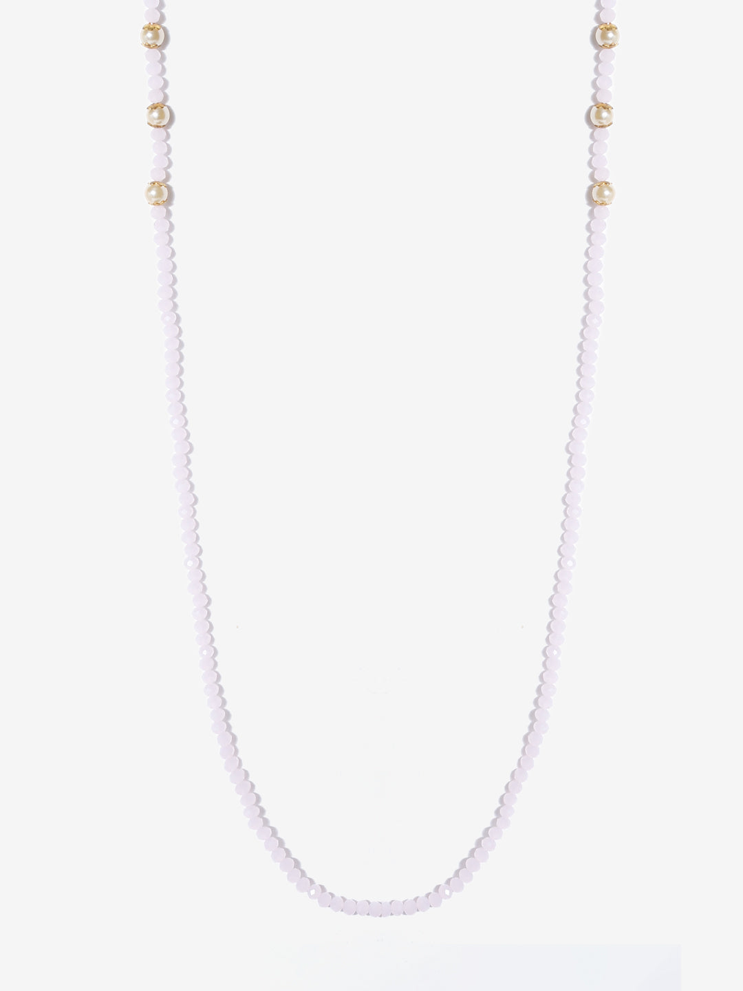 Stone And Gold Plated Mask Chain - Ruby Raang - Distacart