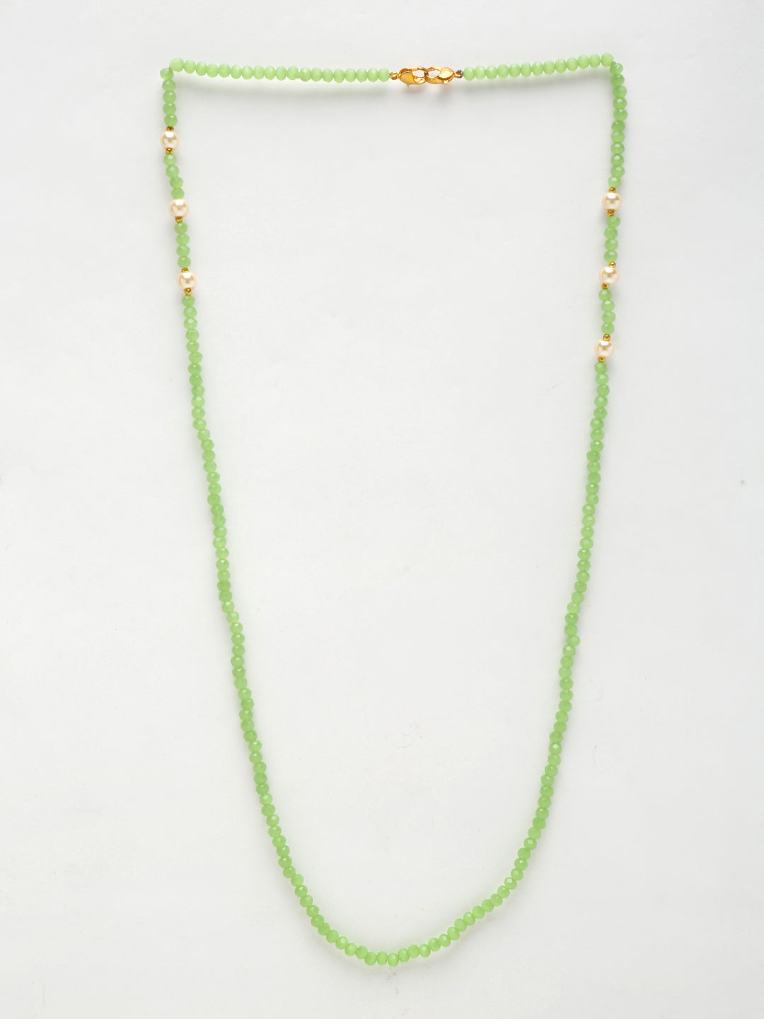 Stone And Gold Plated Mask Chain - Ruby Raang - Distacart