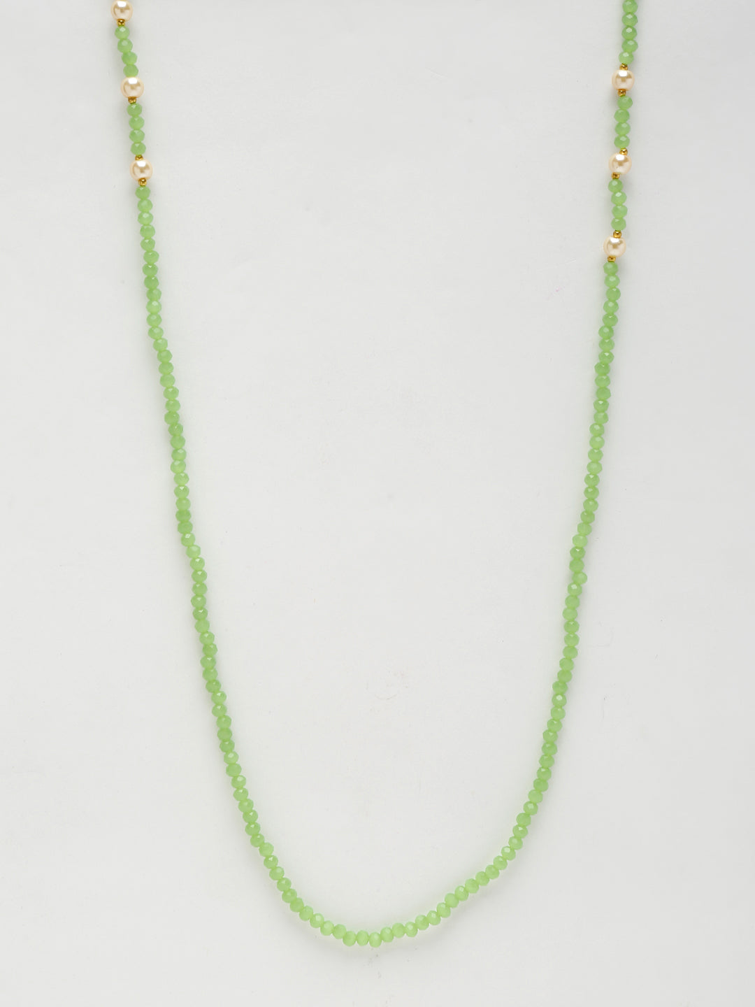 Stone And Gold Plated Mask Chain - Ruby Raang - Distacart