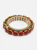 Thumbnail for Single Multi Embellished Bangle - Ruby Raang - Distacart