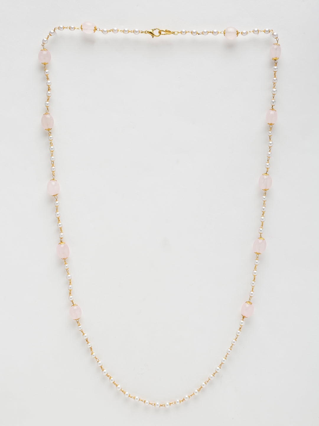 Stone And Gold Plated Mask Chain - Ruby Raang - Distacart