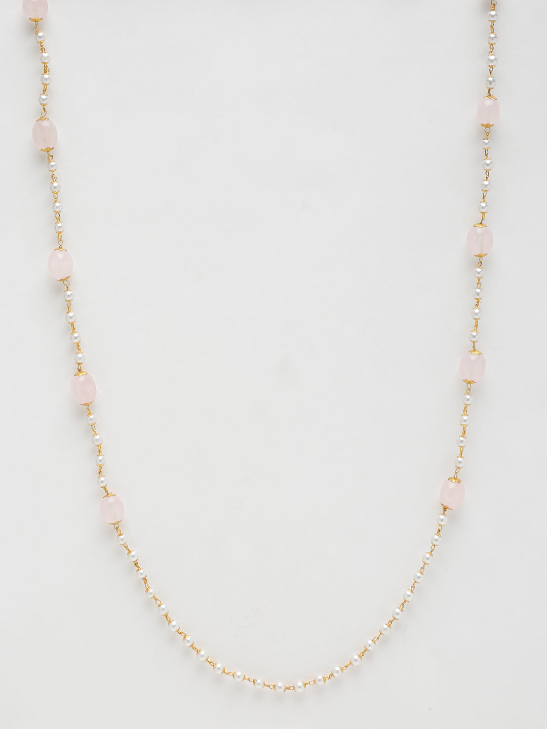 Stone And Gold Plated Mask Chain - Ruby Raang - Distacart