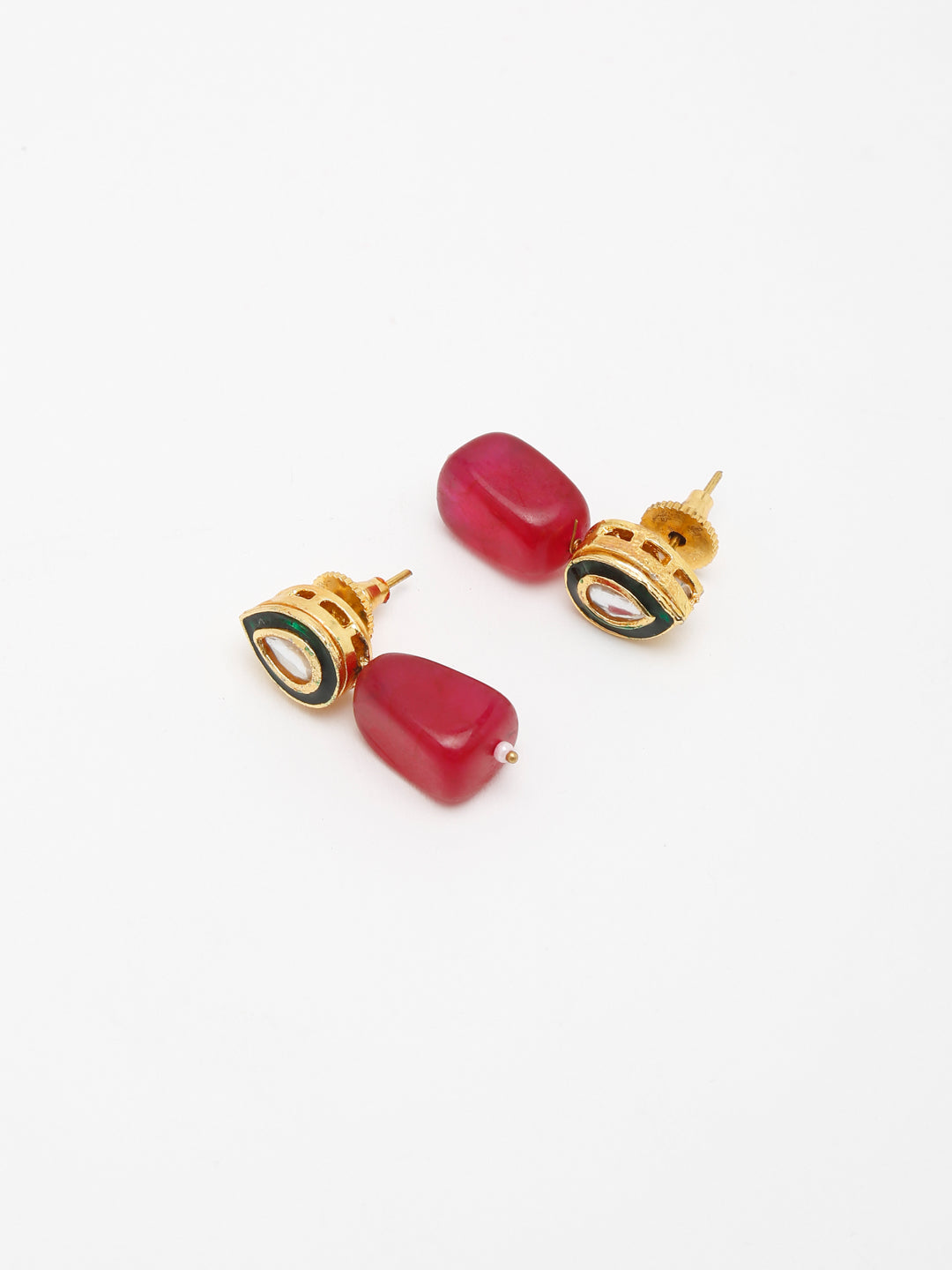 Kundan Studs - Ruby Raang - Distacart