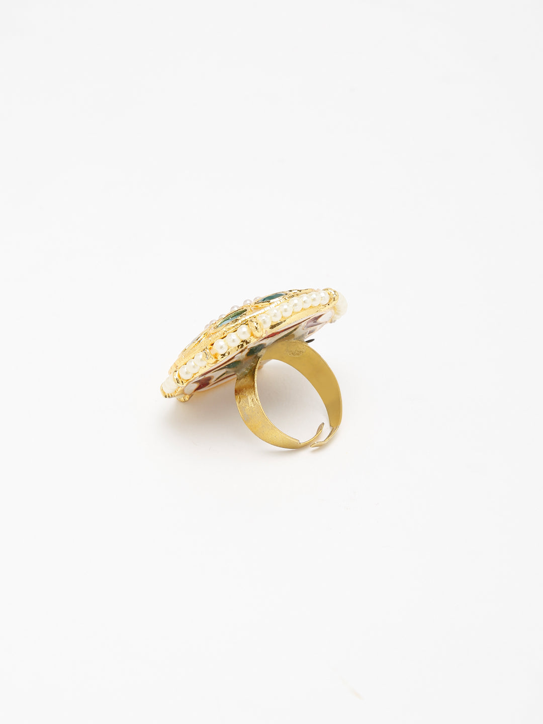 Kundan Ring - Ruby Raang - Distacart