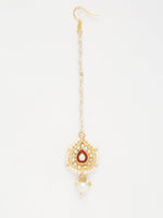 Thumbnail for Kundan Maang Tikka - Ruby Raang - Distacart