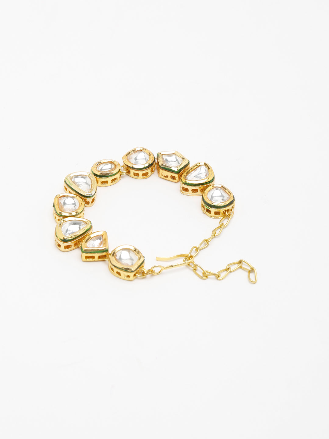 Kundan Bracelet - Ruby Raang - Distacart