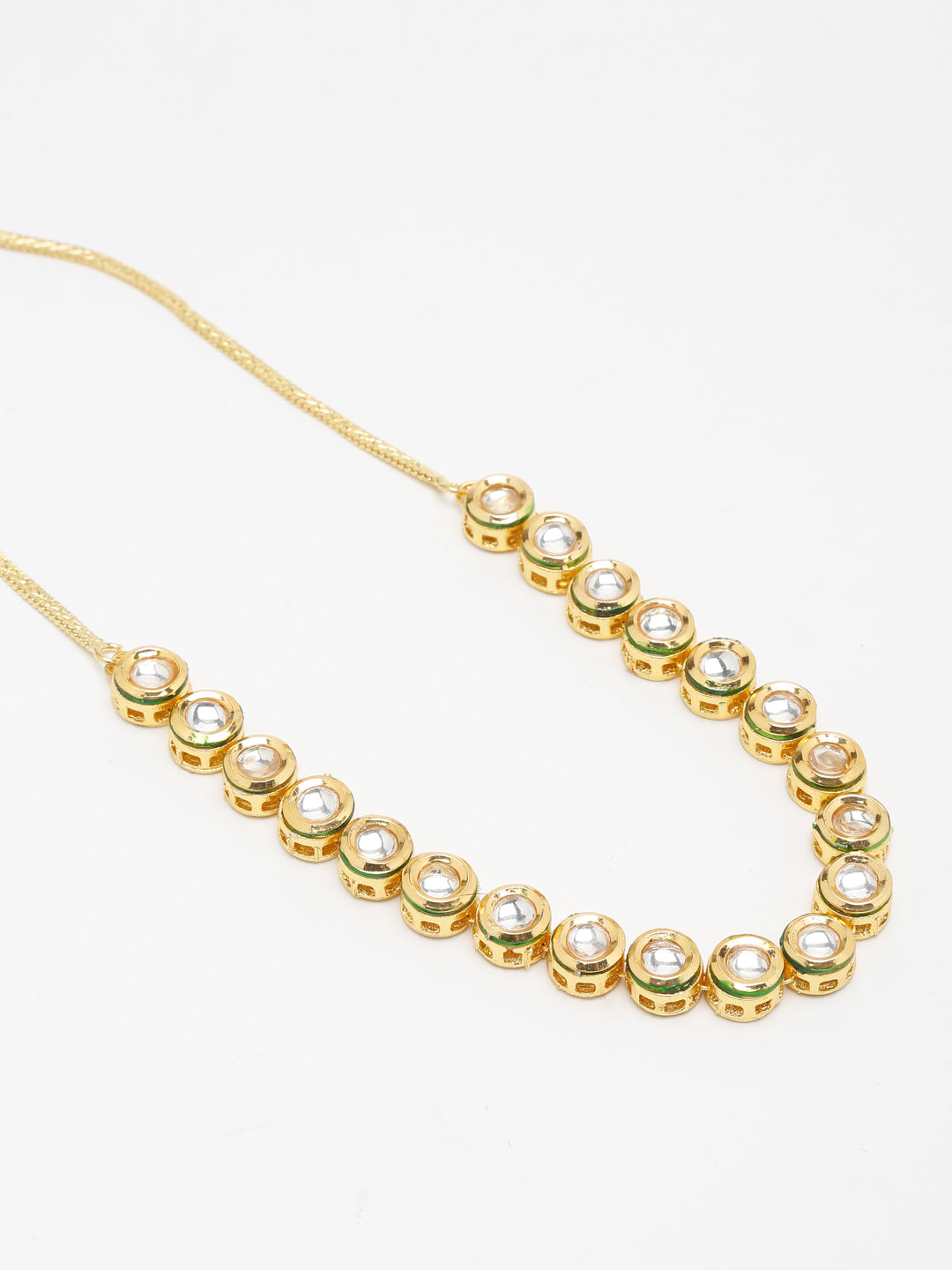 Gold Plated Kundan Choker - Ruby Raang - Distacart