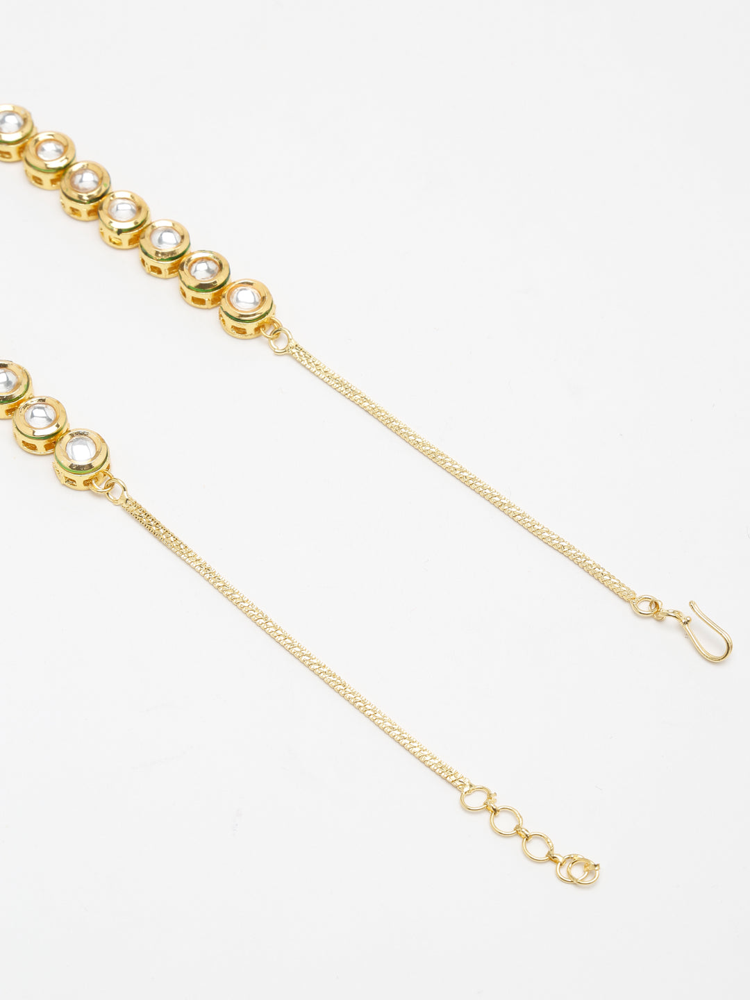 Gold Plated Kundan Choker - Ruby Raang - Distacart